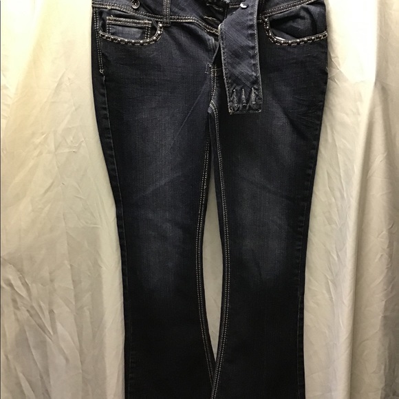 Red Rivet Jeans - Picture 6 of 7